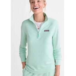 Vineyard Vines Dreamcloth The Shep Shirt Relaxed Pullover Aqua Haze Heather NWT